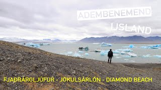 Adembenemend IJsland deel 6  Fjaðrárgljúfur  Jökulsárlón  Diamond Beach 128 [upl. by Yellhsa]