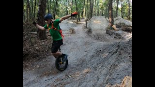 Unicycling On Mountain Bike Trails [upl. by Cedar863]