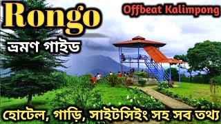 🏕️ Rongo Tour Guide In Bengali  Rongo Valley Tour Plan  Best Offbeat Destination  Best Homestay [upl. by Eerihs]