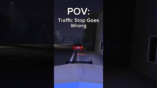 Traffic stop in ERLC Ends really Bad erlc erlcroblox roblox libertycounty emergencyresponse [upl. by Dnivra]