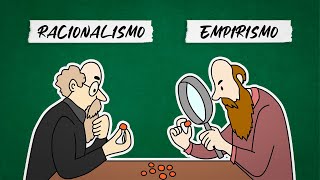 Racionalismo x Empirismo resumo  FILOSOFIA [upl. by Alla119]