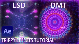 How To Make A Trippy Psychedelic Effect in After Effects Tutorial [upl. by Hairas316]