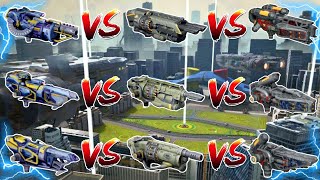 WR🔥Cestus VS Hammer VS Incinerator Weapon Comparison War Robots [upl. by Ahsimaj]