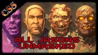 ALL JASONS UNMASKED in Friday the 13th the game [upl. by Heathcote231]