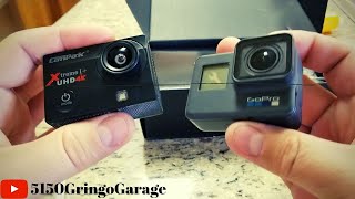 3999 Campark ACT74 4k Action Cam vs Gopro Hero 6 black [upl. by Marge355]