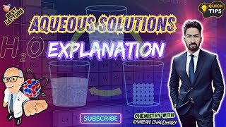 aqueous solution  aqueous solution chemistry  aqueous solutions  aqueous solution definition [upl. by Nilved]