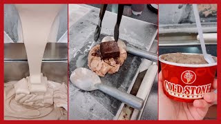 Making Cold Stone ice cream  Tiktok compilation [upl. by Ardnoet]