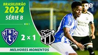 PAYSANDU 2 X 1 CEARÁ  MELHORES MOMENTOS  15ª RODADA BRASILEIRÃO SÉRIE B 2024  geglobo [upl. by Mailliwnhoj]