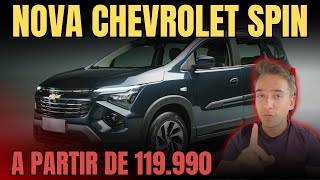 NOVO CHEVROLET SPIN O Interior Ficou INCRÍVEL Mas o Motor Ainda é o 18 Será que Vai Dar Boa [upl. by Aihsinat]