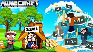 SZKOŁA VS TSUNAMI NAUCZYCIELI  MINECRAFT TSUNAMI CHALLENGE  Vito vs Bella [upl. by Chem]