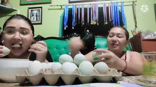 balut eating challenge 🥳 [upl. by Sidonius]