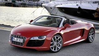 2011 Audi R8 52 V10 FSI Quattro Spyder  First Drive  CAR and DRIVER [upl. by Acemaj]