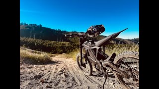 TAKING THE NEW ERIDE PRO SS OFFROAD ON SOME MOTORCYCLE TRAILS IN BOISE ID 8th St Boise ID [upl. by Acireit150]