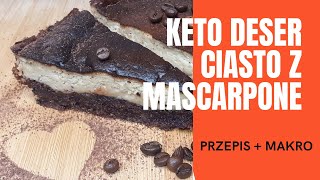 Przepis Na Keto Deser  Ciasto z Mascarpone z Mąki Migdałowej  Aneta Florczyk [upl. by Yatnod]