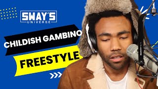 Childish Gambino Freestyles over Drakes quotPound Cakequot Beat  Sways Universe [upl. by Aretahs]