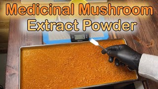 How to Make Medicinal Mushroom Dual Extract Powder [upl. by Irabaj862]