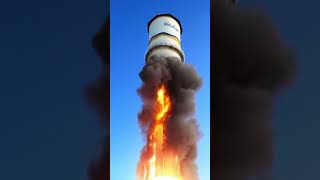 Launching the Historic Wetaskiwin Water Tower into Space watertowerrocket [upl. by Ecniuq702]