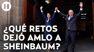 ¿Herencia de AMLO Claudia Sheinbaum llega a la presidencia con retos en economía y seguridad [upl. by Eilrak]