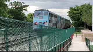 TriRail Railfanning  Train Overshoots Platform  October 16 2020 [upl. by Jeanie]