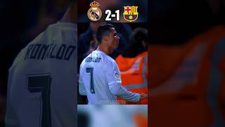 Real Madrid 🇪🇸 VS Barcelona 2016 El Clasico Ronaldo Aura Messi Neymar [upl. by Angus442]