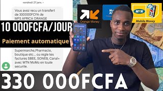 Cette application ma payé 10 000 FCFAjour  Retrait automatique [upl. by Swithbart813]