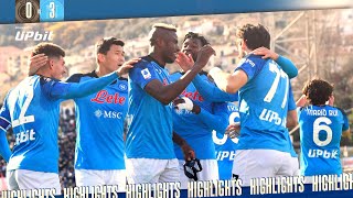 HIGHLIGHTS  Spezia  Napoli 03  Serie A  21ª giornata [upl. by Richie]