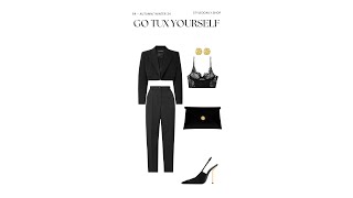 Styling a reimagined classic tuxedo through a modern feminine lens  Styled Daily [upl. by Epperson]