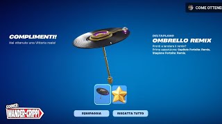 COME OTTENERE GRATIS IL DELTAPLANO OMBRELLO REMIX SU FORTNITE STAGIONE 5 CAPITOLO 5 [upl. by Esli167]