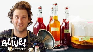 How to Brew Your Own Kombucha with Brad  Its Alive  Bon Appetit [upl. by Abner]