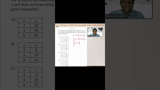 DIGITAL SAT EXAM QUESTION IN LESS THAN A MINUTE INEQUALITY [upl. by Nyladnar]