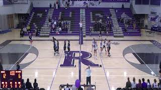 Riverton High School vs West Jordan High School Womens Varsity Volleyball [upl. by Anilam]