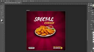 Photoshop tutorial how to make poster in Urdu [upl. by Lacombe]