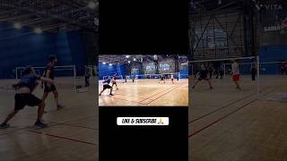 Games and giggles best combination badminton game shorts rally [upl. by Enitsua511]