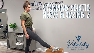 Standing Sciatic Nerve Flossing 2 [upl. by Annaig]