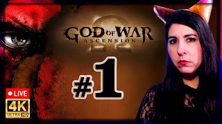 🔴LIVE EM 4K🔴FUGINDO COM KRATOS EM GOD OF WAR ASCENSION  INÍCIO DE GAMEPLAY EM PORTUGUÊS PTBR [upl. by Norihs]