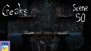 Creaks Scene 50 Walkthrough  Painting amp iOS Apple Arcade Gameplay by Amanita Design [upl. by Garlinda]