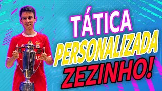 FIFA 21  TÁTICA PERSONALIZADA PRO PLAYER ZEZINHO 4231 [upl. by Chaffee]