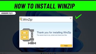 WinZip  How to install Winzip in Windows 11 ✅ [upl. by Hsepid316]