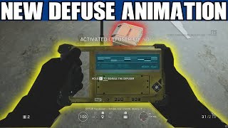 Rainbow Six Siege NEW DEFENDER DEFUSE ANIMATION R6 Gadget [upl. by Colligan]