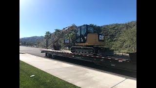 How To Load An Excavator Onto A Low Bed  Pro Shot [upl. by Weisman]