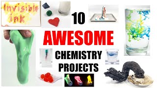 10 Awesome Chemistry Science Projects [upl. by Llatsyrk34]