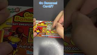 Go Bananas  Day 7 scratchcards dailyshorts asmr scratchit gobananas lottery scratchtoscratch [upl. by Vashti]