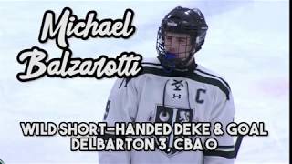 Michael Balzarotti  Delbarton  Shorthanded Dangle  ESPN Top 10 3 on Feb 13 [upl. by Gnohp915]