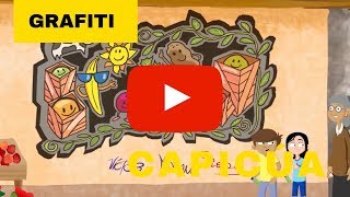 Grafitti  Clases de artes para niños  Capicúa [upl. by Oruasi547]