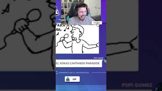 Dibujando a Willyrex CANTANDO PARADISE Shorts [upl. by Fredie]