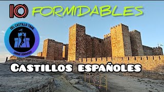 10 FORMIDABLES CASTILLOS ESPAÑOLES castillos castles castillosespañoles spanishcastles [upl. by Sum]