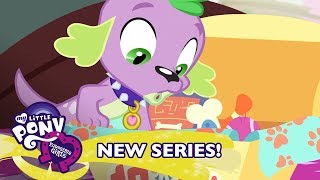 Equestria Girls Season 2  Reboxing w Spike Original Short [upl. by Seroled]