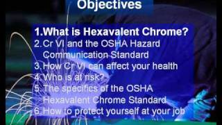 OSHA Training  Hexavalent Chromium Safety DEMO [upl. by Ainat]