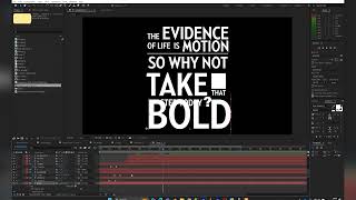 How i created simple kinetic typography animation  part 2 [upl. by Adnael]