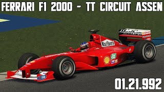 Ferrari F1 2000 fast lap TT Circuit Assen  0121992  Assetto Corsa [upl. by Launamme]